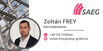 SAEG Vertriebsleiter - Herr Zoltán Frey